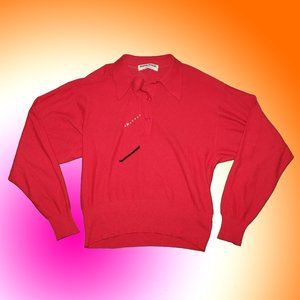 Vintage 70s Sonia Rykiel red sweater